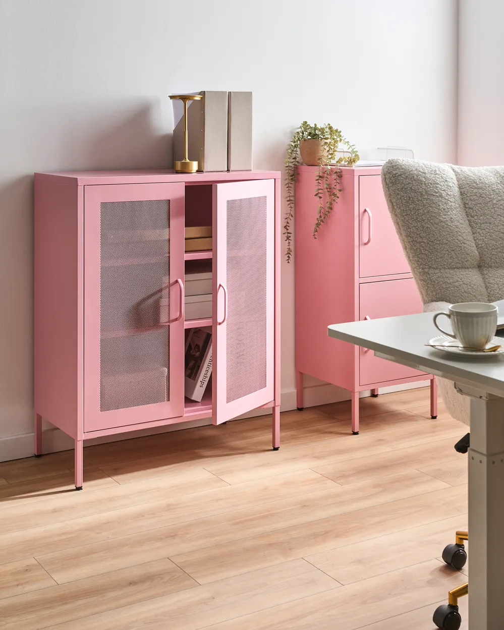 Schrank WAKATIPU Metall Rosa_1067697
