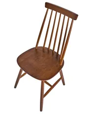 Esszimmerstuhl 2er Set BURBANK Holz Braun_1076407