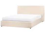 Bed met opbergruimte LAVAUR Bouclé Beige 160 x 200 cm_966051