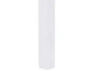 Garden Lounge Set with Table 5 Seater BORELLO Metal White_786218