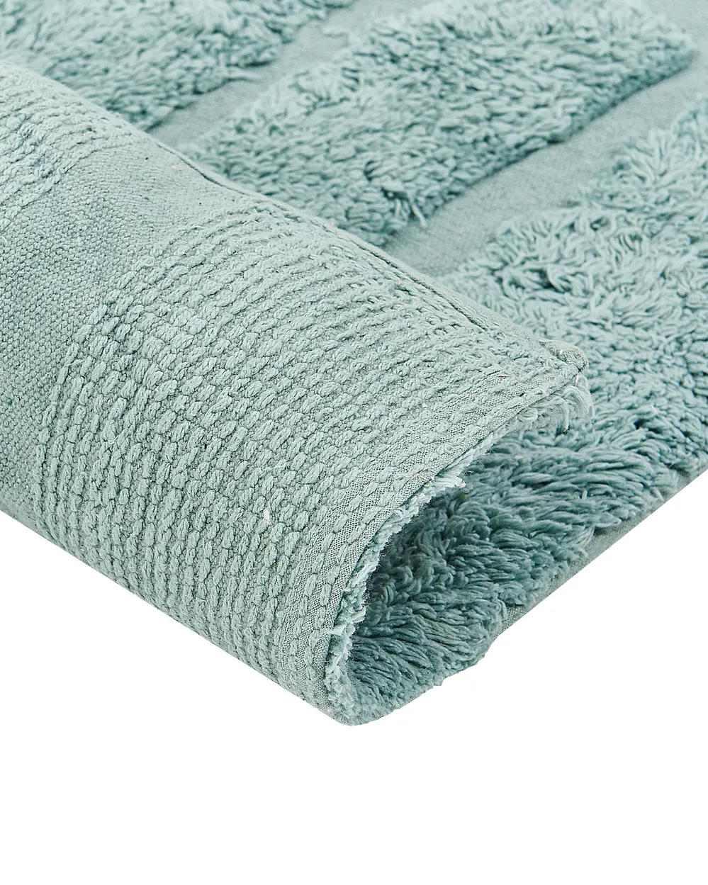 Teppich SIRNAK Mintgrün 140 x 200 cm Baumwolle_840404