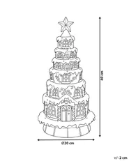 Weihnachtsdekoration LED SATTANEN 40 cm Braun_1185530