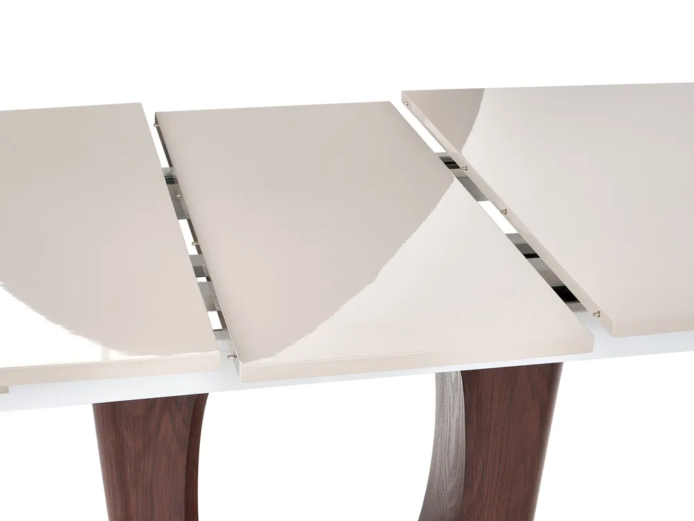 Ausziehbarer Esstisch BERRIGAN Hellbeige 160/200 cm 90 cm_1043810