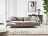 Sofa 3-Sitzer MATILA Stoff Hellgrau