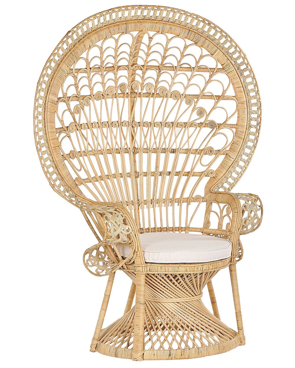 Peacock Chair EMMANUELLE Rattan Natural