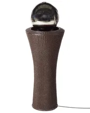 Garden Water Feature LED ZENYATTA Brown_962556