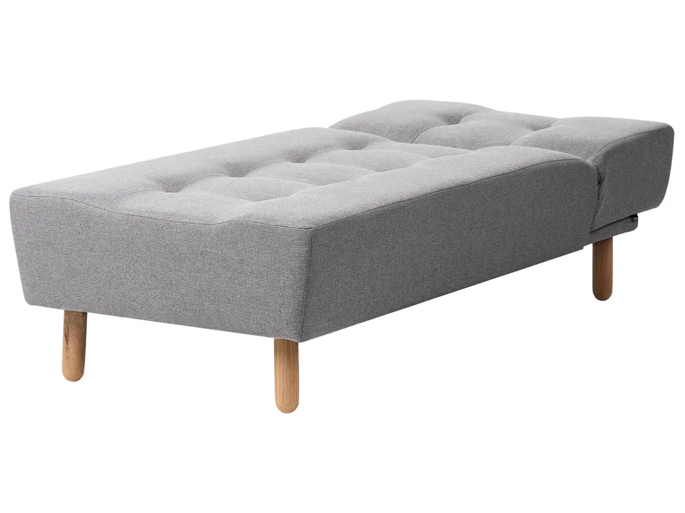 Chaiselongue ALSTEN Stoff Dunkelgrau_806880