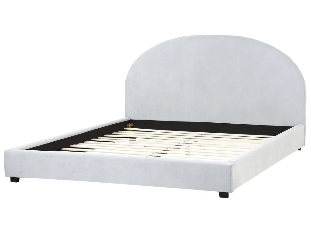Bed Chenille VAUCLUSE 180 x 200 cm (EU Super King) Light Blue_968868