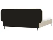 Bett mit Lattenrost Samtstoff BRIN 180 x 200 cm Taupe_942149