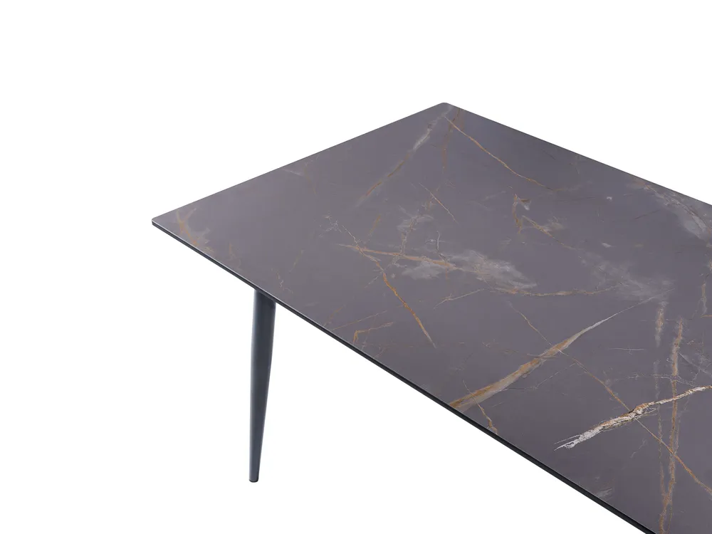 Konferenztisch TOLENTINO 90 cm 180 cm Grauer Marmor_1078813