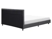 Wasserbett Stoff ALBI 160 x 200 cm Grau_916396