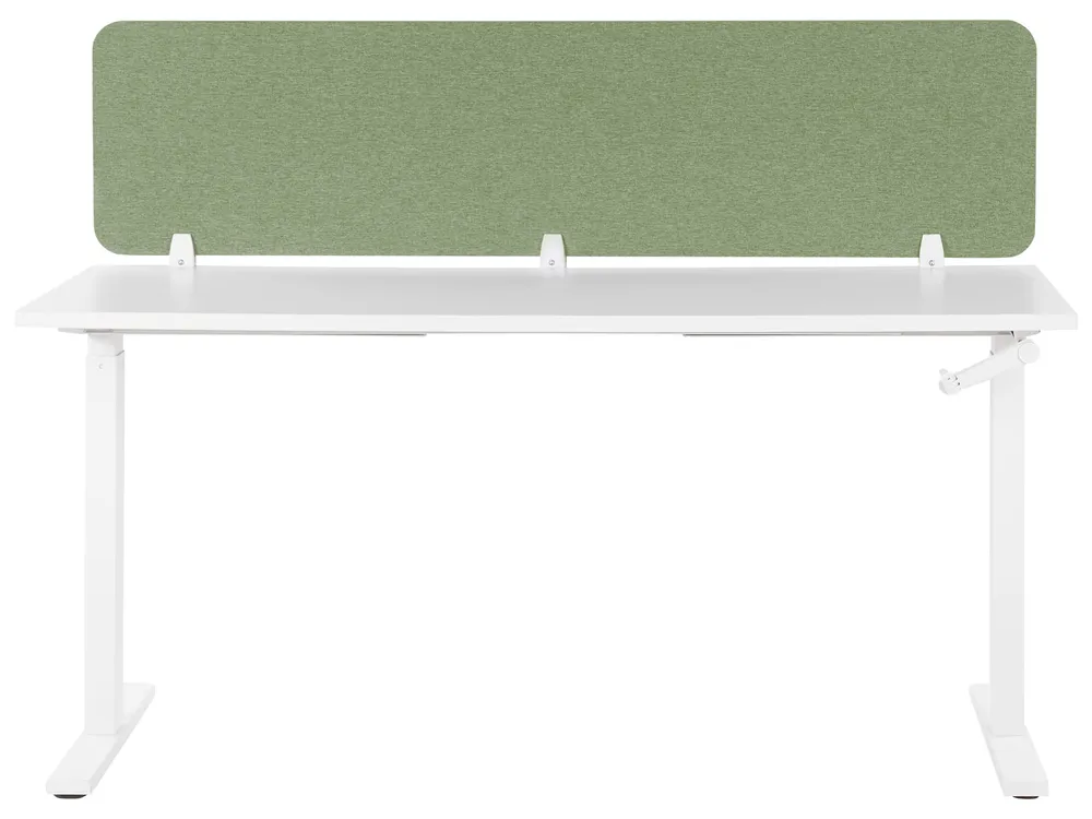Desk Screen WALLY 180 x 40 cm Green_853232