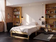Bett ohne Kopfteil Kiefernholz TALAIRAN 90 x 200 cm Hellbraun_1123850