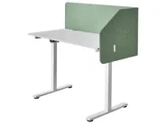 Desk Screen FOLDY 120 x 50 cm Light Green_1041433