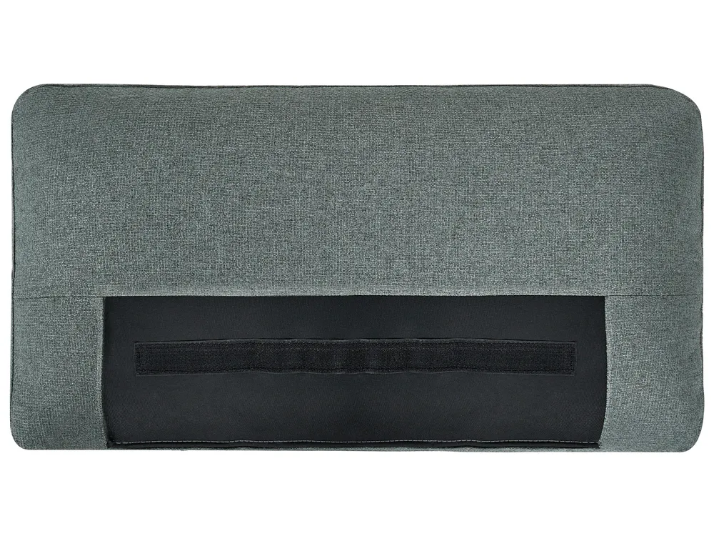 Modular U-Shape Sofa 8 Seater KIVVIK Fabric Green_1045894