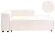 Linksseitige Chaiselongue ARDAL Bouclé Cremeweiß_908205
