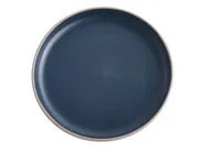 Set of 16 Dinnerware NUTMEG Stoneware Beige/ Blue_1049561