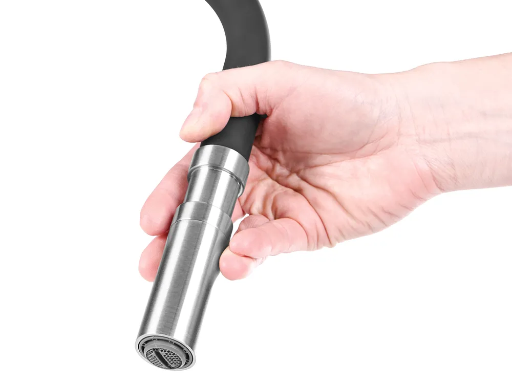 Kitchen Pull Out Tap ARKHATA Silver_1096165