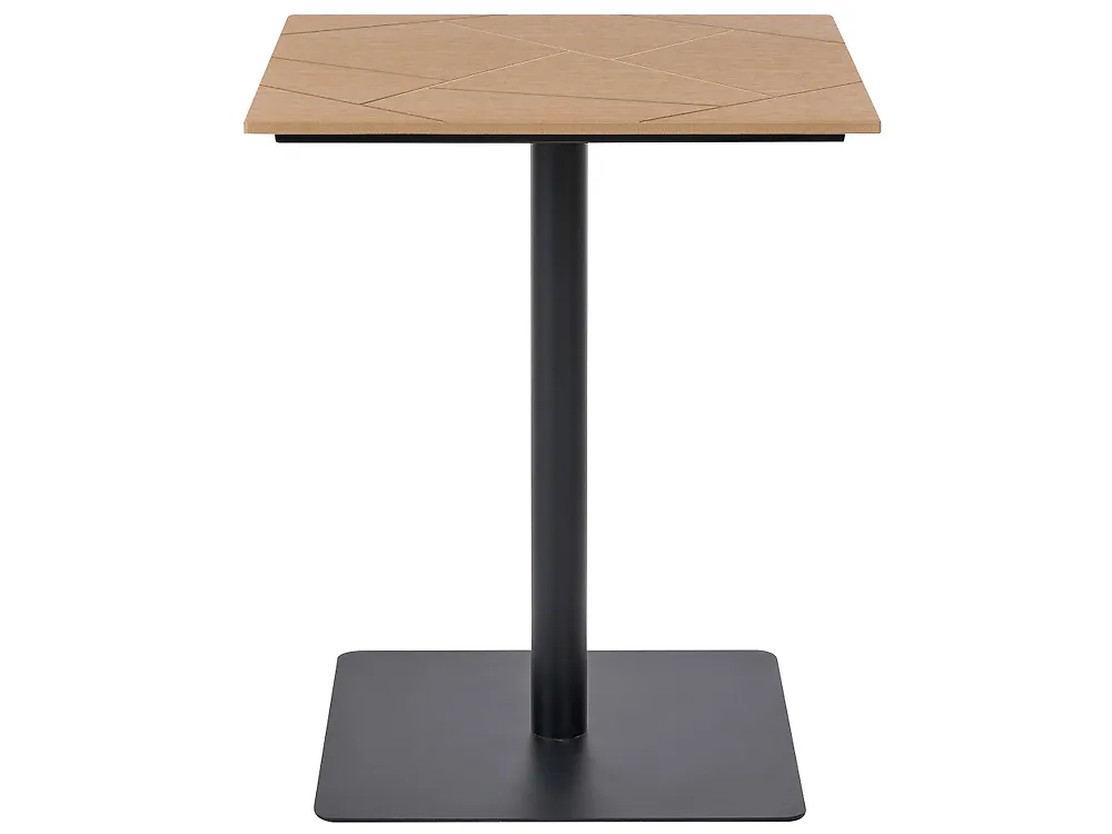 Outdoor Bistrotisch STINTINO  60 cm 60 cm Metall Schwarz_1179456
