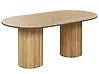 Esstisch SHERIDAN Naturfarbene Esche 180 cm 100 cm