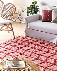 Rug SIVAS Red 160 x 230 cm Cotton_1179161
