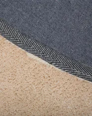 Shaggy-Teppich DEMRE Beige 200 x 200 cm_1133378