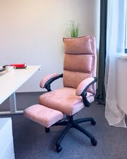 Executive Chair EATON Chenille Pastel Pink_1109470