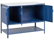 Outdoor-Küchenschrank MAENZA Blau Metall_1044835