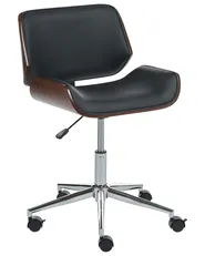 Schreibtischstuhl TOTOWA Kunstleder Schwarz_1131831
