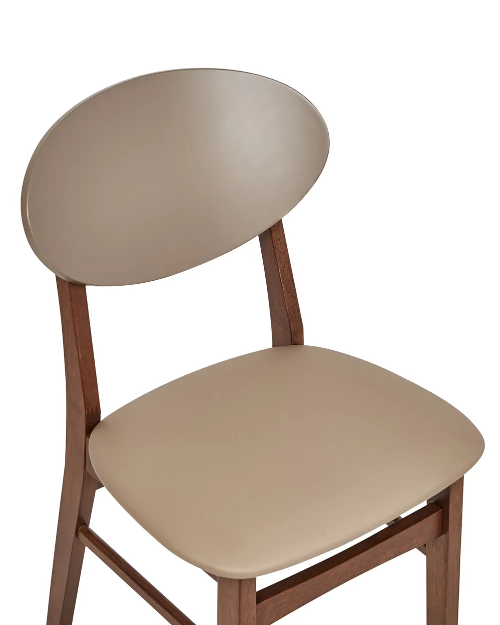 Set of 2 Dining Chairs AMERY Wood Light Brown/ Brown_945339