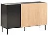 Schrank BLYTHE Naturfarbene Esche Schwarz