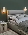 Set of 2 Wall Lamps LEISI White