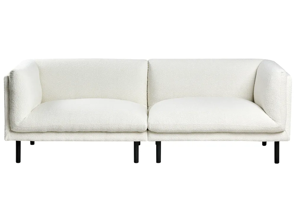 Living Room Set 5 Seater VORGOD Boucle Off-White_996282