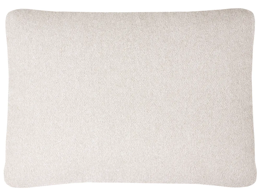 Ecksofa 2-Sitzer BREDA Stoff Hellbeige rechtsseitig_1078064