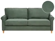 Sofa 3 Seater RONNEBY Corduroy Dark Green_901422