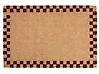 Fußmatte SAGADA Beige / Braun 60 x 90 cm Kokosfasern