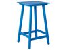Garten Bartisch ADIRONDACK 60 cm 59 cm Kunststoff Blau