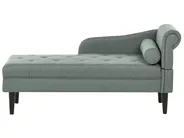 Rechtsseitige Chaiselongue YVOIRE Stoff Grün_1040393