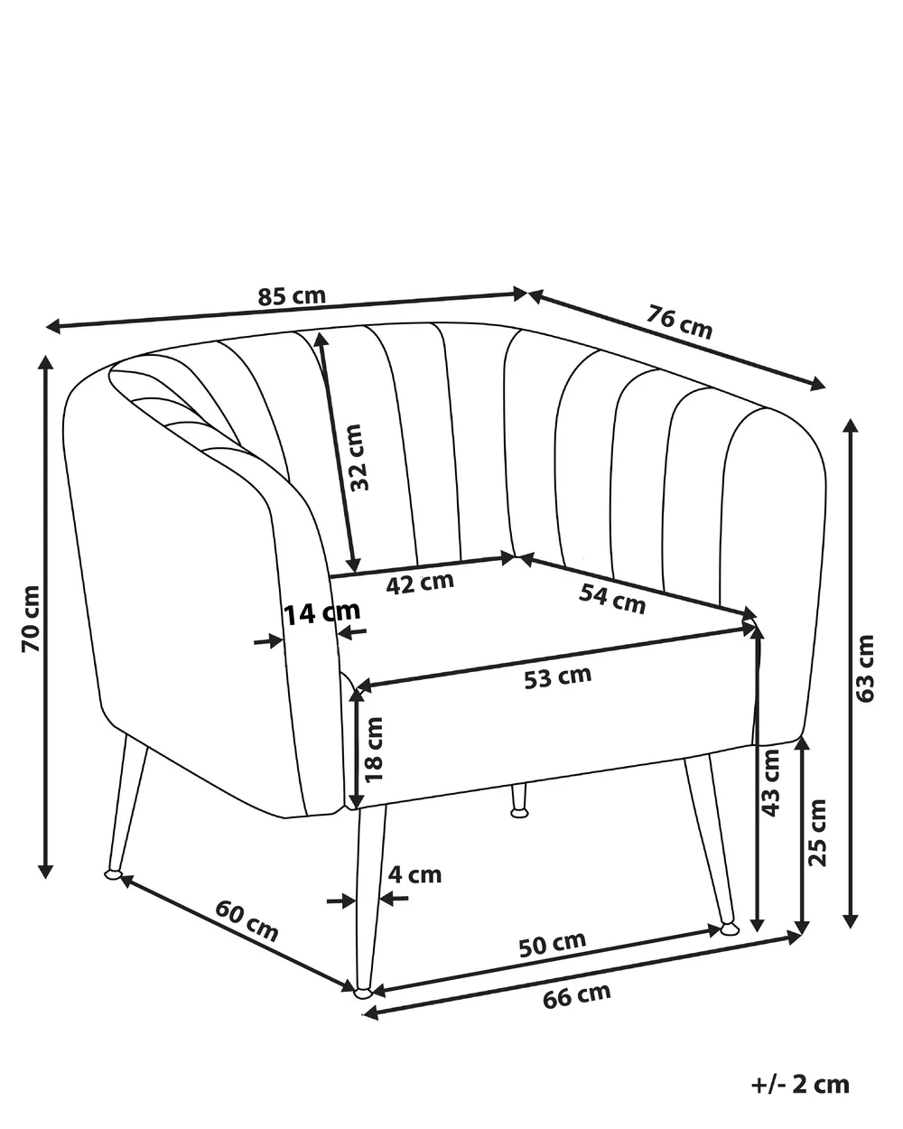 Sessel LACONIA Samtstoff Dunkelgrün_781741
