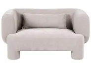 Sofa Set 6-Sitzer HOGBO mit Ottomane Stoff Beige_1050133
