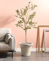 Blumenkübel MAIZE 43 cm Hellbeige