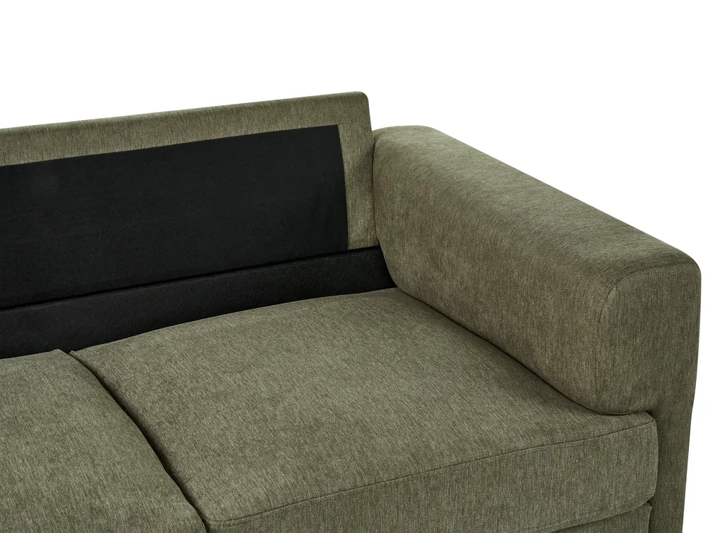 Sofa 2-Sitzer LOUSTO Stoff Grün_1043755