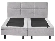 Adjustable Bed Fabric VICEROY 180 x 200 cm (EU Super King) Light Grey_1044449