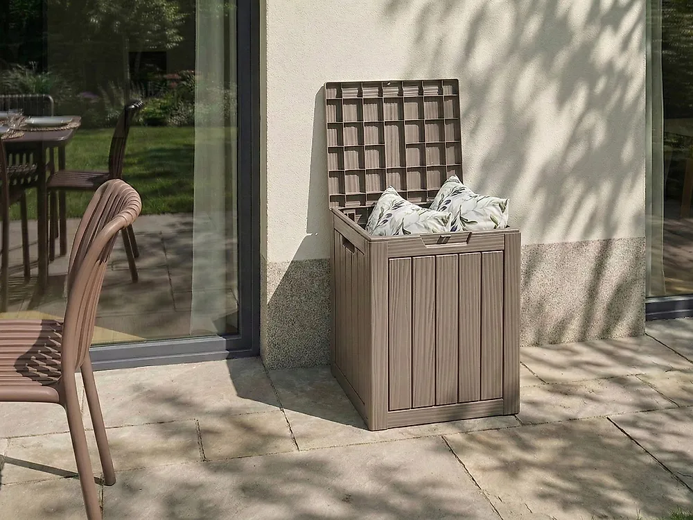 Aufbewahrungsbox MEDELLIN 46 cm 43 cm Taupe