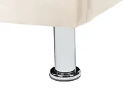 Krevet s prostorom za pohranu METZ Samet bež 90 x 200 cm_861404