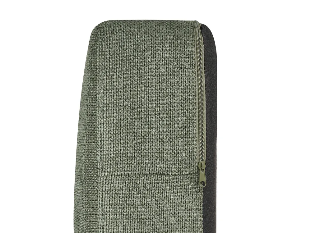 Corner Sofa 3 Seater LOFOTEN Fabric Green Right Hand_1099005