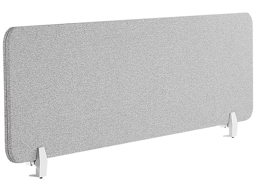 Schreibtischtrennwand WALLY 160 x 40 cm Hellgrau