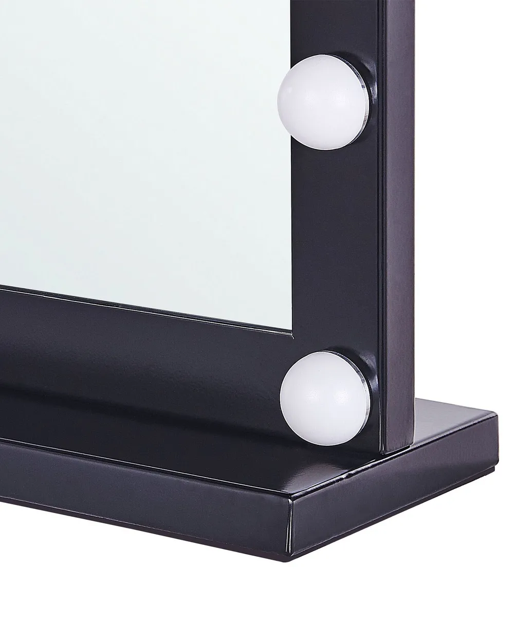 Schminktisch Spiegel LED BEAUVOIR Schwarz_814040