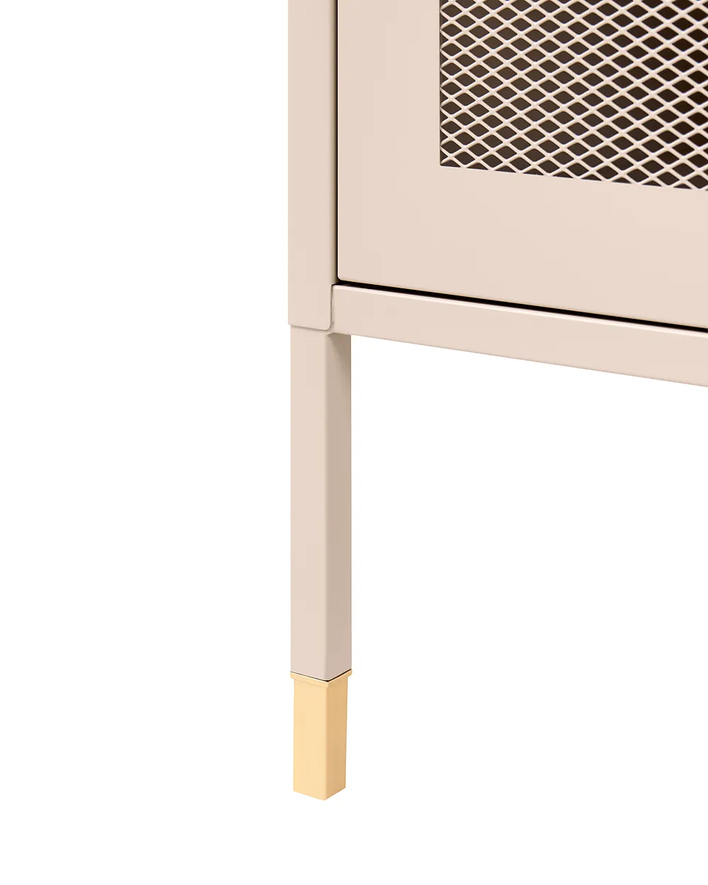Nachttisch OSSETT Metall Beige_1160944