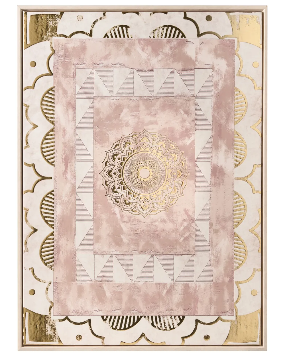 Canvas CALLAN Abstraktes Muster Gold